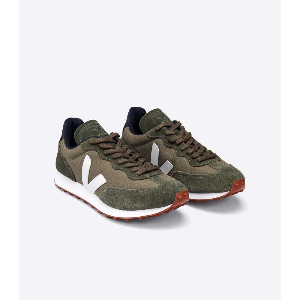 Men's Veja RIO BRANCO RIPSTOP Running Shoes Olive | SG 165RVD